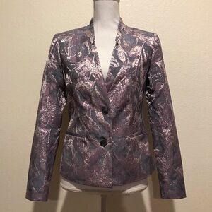 Rosemunde Copenhagen Pink & Purple Metallic Blazer